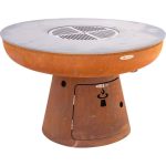 Barbecue brasero en acier  Nero Hauteur 84 cm Diamètre 102 cm. – Image 2