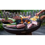 Barbecue brasero en acier  Nero Hauteur 79 cm Diamètre 82 cm. – Image 4