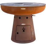 Barbecue brasero en acier  Nero Hauteur 68 cm Diamètre 102 cm. – Image 3