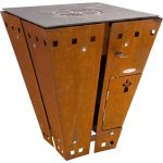 Barbecue brasero en acier  Magnus.