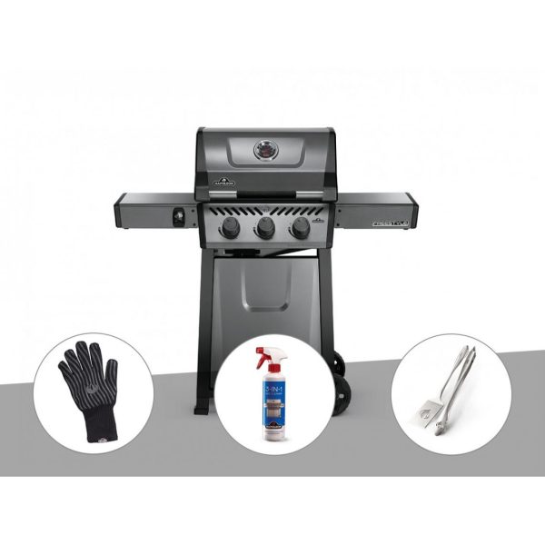 Barbecue à gaz Napoleon Freestyle F365 + Gant + Nettoyant 3 en 1 + Ensemble 2 ustensiles