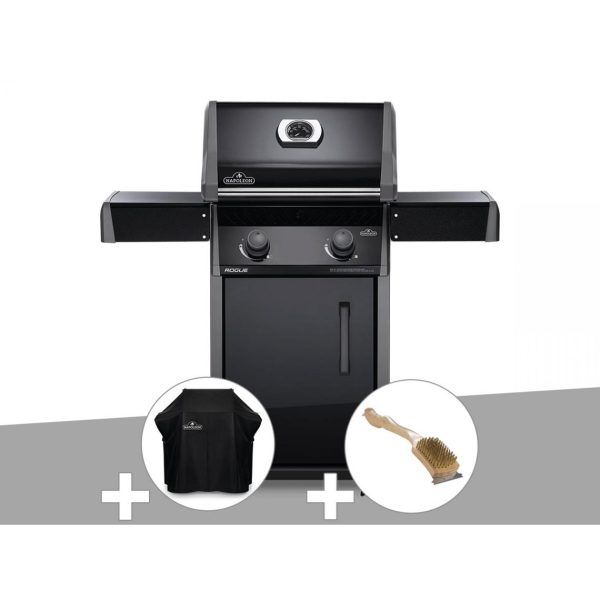 Barbecue à gaz Napoleon Rogue 325 + Housse de protection + Brosse à grill