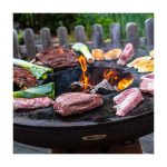 Barbecue brasero en acier Phoenix Hauteur 99 cm Diamètre 99 cm. – Image 4