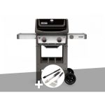 Barbecue gaz Weber Spirit II E-210 GBS + Kit ustensiles 3 pièces Better