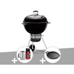 Barbecue Weber Master-Touch GBS 57 cm Noir + Kit Cheminée + Plancha – Image 2